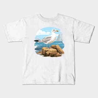 Cute Seagull Kids T-Shirt